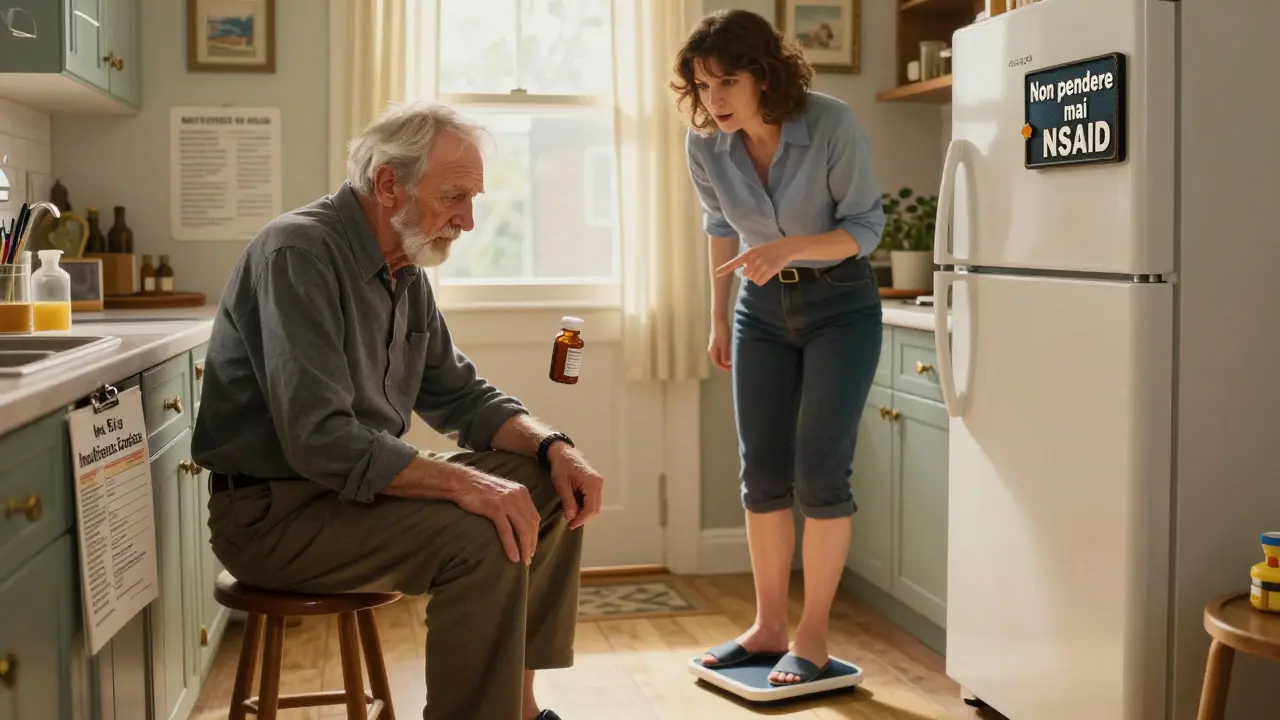 NSAID e Insufficienza Cardiaca: Ritenzione Idrica e Rischio di Ricovero