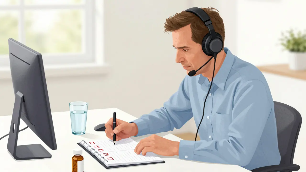 Adulto concentrato al lavoro con cuffie e strumenti di organizzazione