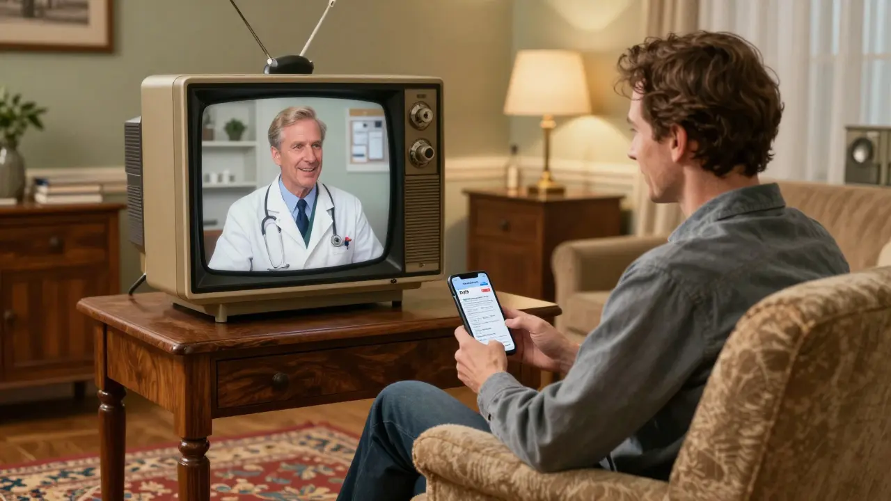 Consulto di telemedicina domestico per ottenere una ricetta digitale sicura