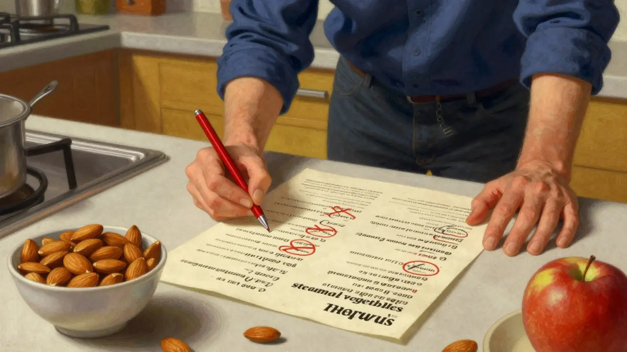 Pianificazione del menu: scelta di opzioni sane prima di cenare fuori