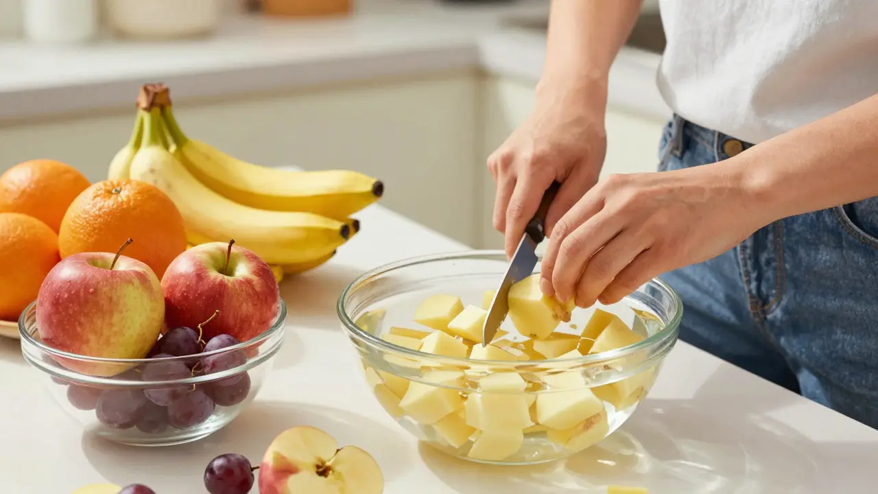 Preparazione di verdure a basso contenuto di potassio in cucina