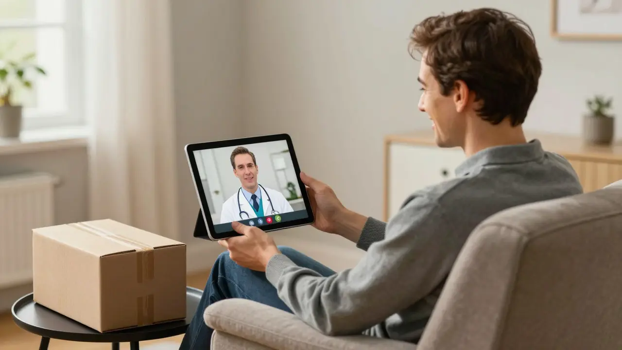 Consultazione medica online e consegna a domicilio
